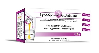 People recommend "Lypo-Spheric Glutathione - 2 Cartons (60 Packets) - 450 mg Glutathione Per Packet - Liposome Encapsulated for Improved Absorption- Professionally Formulated, 100% Non-GMO"