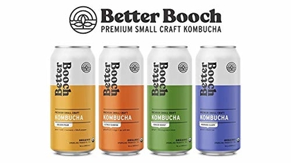 Люди рекомендуют "Better Booch 12 Pack Variety Case (16oz. ea) - USDA Organic Small-Batch Kombucha - Packed with Probiotics &amp; Antioxidants to Promote Gut Health"