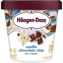 People recommend "Haagen-Dazs Ice Cream, Vanilla Chocolate Chip"