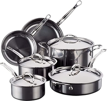 People recommend "Hestan - NanoBond Collection - Stainless Steel 10-Piece Titanium Ultimate Cookware Set"