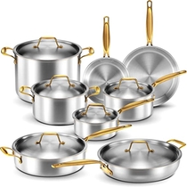 People recommend "#5 OVEN SAFE UP TO 230°C - Legend Stainless Steel Cookware Set "
