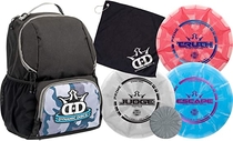 People recommend "Dynamic Discs Disc Golf Starter Set | Camo/Black Cadet Disc Golf Bag Included | 17+ Disc Capacity "