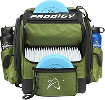 People recommend " Prodigy Disc BP-1 V3 Disc Golf Backpack - Golf Bag Organizer - Holds 30+ Discs Plus Storage"