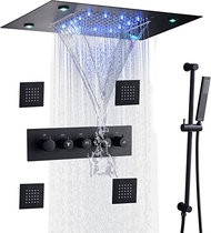 People recommend "DULABRAHE Thermostatic Rain Shower System"