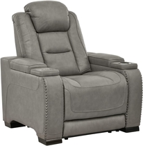 People recommend "#3 Signature Design by Ashley The Man-Den Leather Power Recliner"