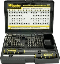 People recommend "Amazon.com: Wheeler 89-Piece Professional Screwdriver Set with 2 Handles Storage Case for Gunsmithing and Maintenance : Tools & Home Improvement"
