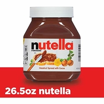 People recommend "Nutella Chocolate Hazelnut Spread, 26.5 Ounce (Pack of 1)"