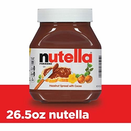 La gente recomienda "Nutella Chocolate Hazelnut Spread, 26.5 Ounce (Pack of 1)"