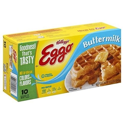 People recommend "EGGO WAFFLES BUTTERMILK 10 CT 12.3 OZ PACK OF 3"