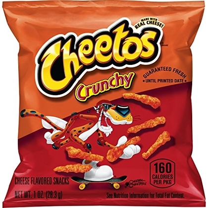 People recommend "Cheetos Crunchy Cheese Flavored Snacks, 1 Ounce (Pack of 40)"