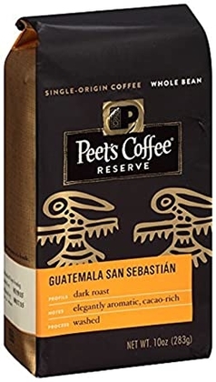 Люди рекомендуют "Peet's Coffee, Reserve, Whole Bean Coffee, 10oz Bag (Pack of 2)"