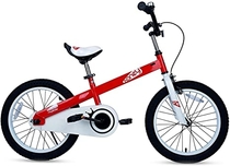 RoyalBaby Boys Girls Kids Bike 18 Inch Honey Bicycles with Kickstand Child Bicycle Red