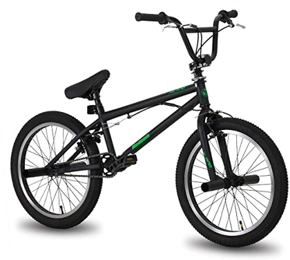 Hiland 20 Inch BMX Bike for Boys Freestyle Bicycle Black 