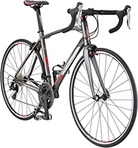 Schwinn Fastback 1 Performance Road Bike for Intermediate to Advanced Riders, Featuring 48cm/Small Aluminum Frame, Carbon Fiber Fork, Shimano 105 22-Speed Drivetrain, and 700c Wheels, Grey (S1157SM): Computers & Accessories