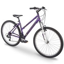 27.5" Royce Union RMT Womens 21-Speed All-Terrain Mountain Bike, 17" Aluminum Frame, Twist Shift, Eggplant Purple
