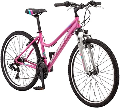 Schwinn High Timber Youth and Adult Mountain Bike, Aluminum and Steel Frame Options, 7-21 Speeds Options, 24-29-Inch Wheels, Multiple Colors 