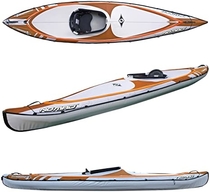 BIC Sport NOMAD HP1 Inflatable Kayak, Orange/Grey, 14-Feet 5 x 31.5-Inch x 440-Pound Capacity