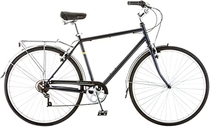 Schwinn Wayfarer Bike Mens and Womens Hybrid Retro-Styled Cruiser, Step-Over or Step-Through frame option, 7-Speed