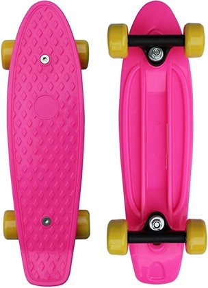 SK8MEMO 17X5inch Mini Skateboard, Mini Cruiser Skateboard for Beginners 