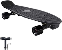 WHOME Skateboard Complete for Adults and Beginners - 27 inch Cruiser Skateboard Complete for Cruising Commuting Rolling Around T-Tool Included 