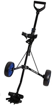 Young Gun Kids Adjustable Golf Cart for Junior Golfers 3-14 Years Old - Black/Blue
