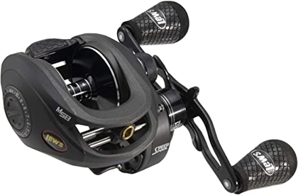 Lews Fishing, Super Duty 300 Baitcasting Reel, 6.5:1 Gear Ratio, 7 Bearings, 24 lbMax Drag, Left Hand