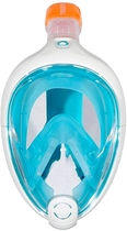TRIBORD SUBEA EASYBREATH (Latest Version) Full FACE Anti-Fog Snorkel MASK with A Secure Lock and Free Replacement Ring & Optional GOPRO Camera Mount - for Adults OR Kids