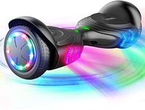 TOMOLOO Hoverboard, Electric Self-Balancing Smart Scooter, UL 2272 Certified Hover Board 6.5 Two-Wheel with Music Speaker and LED Light
