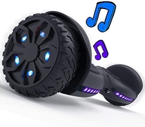 TOMOLOO 6.5" Off Road Hover Board All Terrain Tires, Heavy Duty Hoverboard for Adults with UL2272 Certification, Bluetooth Hoverboard Self Balancing Scooter w/LED Wheels and Lights