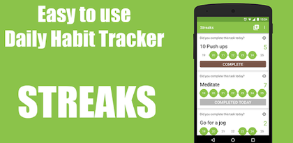 Install Streaks - Simple, Easy to use, Daily Habit Tracker now