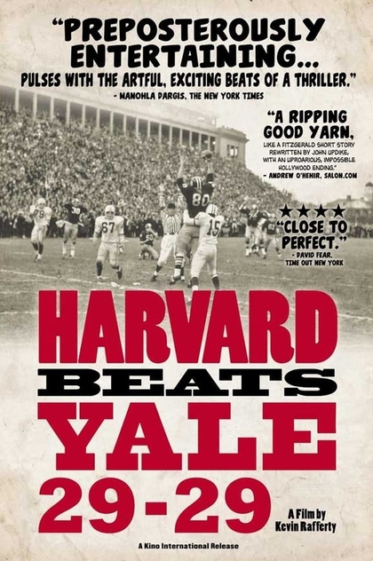 Harvard Beats Yale 29-29 - 2008