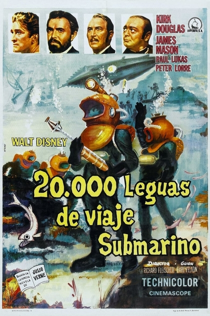 20.000 leguas de viaje submarino - 1954