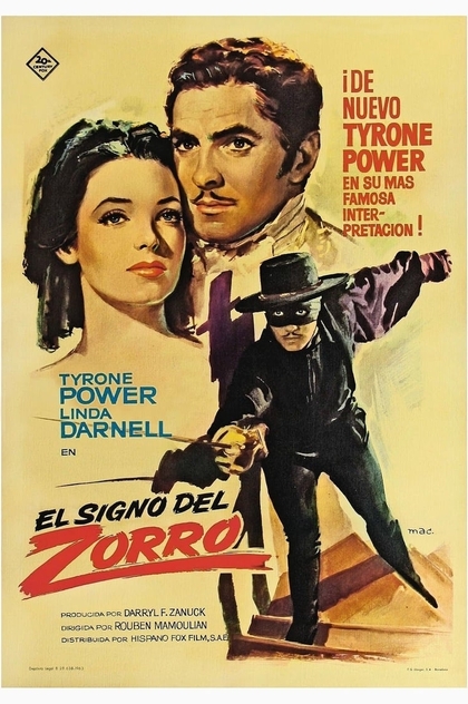 El signo del Zorro - 1940