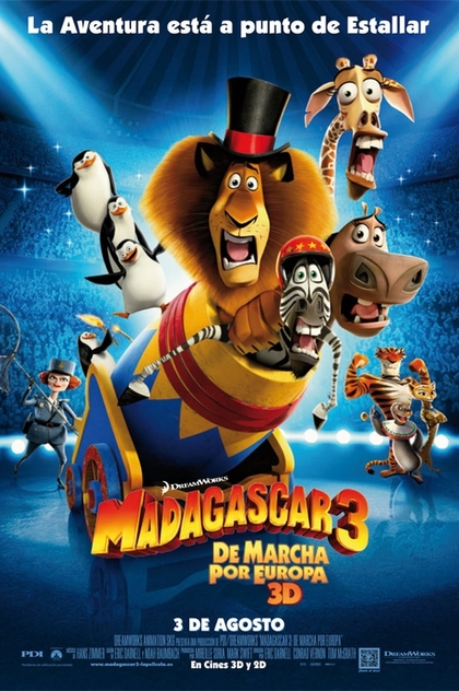Madagascar 3: De marcha por Europa - 2012