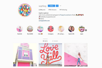 Instagram pages from Joanne McClusky