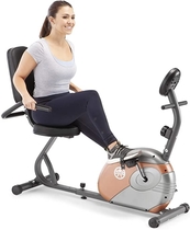 Marcy Recumbent Exercise Bike with Resistance ME-709 : Exercise Bikes 