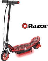 Razor Power Core E90 Glow Electric Scooter - Black/Red Glow - FFP 