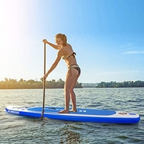 MaxKare Inflatable Stand Up Paddle Board SUP Board Surfing 6 Inches Thick with Premium Paddle Board Accessories Backpack Double Action Pump Portable ISUP for Youth & Adult&Kid All Level 