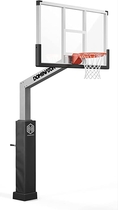 Dominator Inground Basketball Hoop - Adjustable Basketball Goal w/ 72" Backboard & 4' 