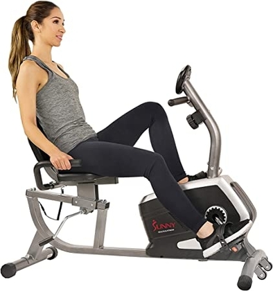 Sunny Health & Fitness Magnetic Recumbent Exercise Bike