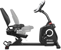 Circuit Fitness Recumbent Magnetic Exercise Bike with 15 Workout Programs