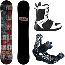 Camp Seven Drifter and APX Men's Complete Snowboard Package